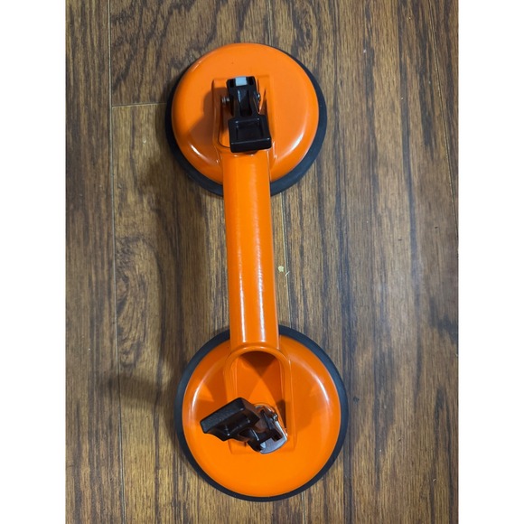 Other - Double Suction Cup Lifter Glass Puller Heavy Duty Tile Mirror Handle‎ Orange